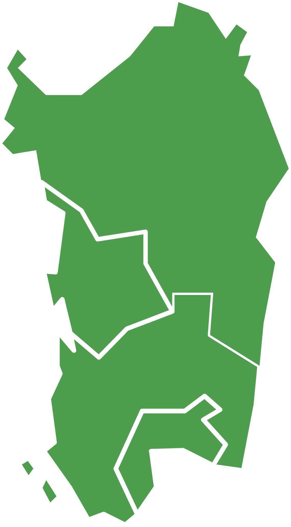 Mappa della Sardegna